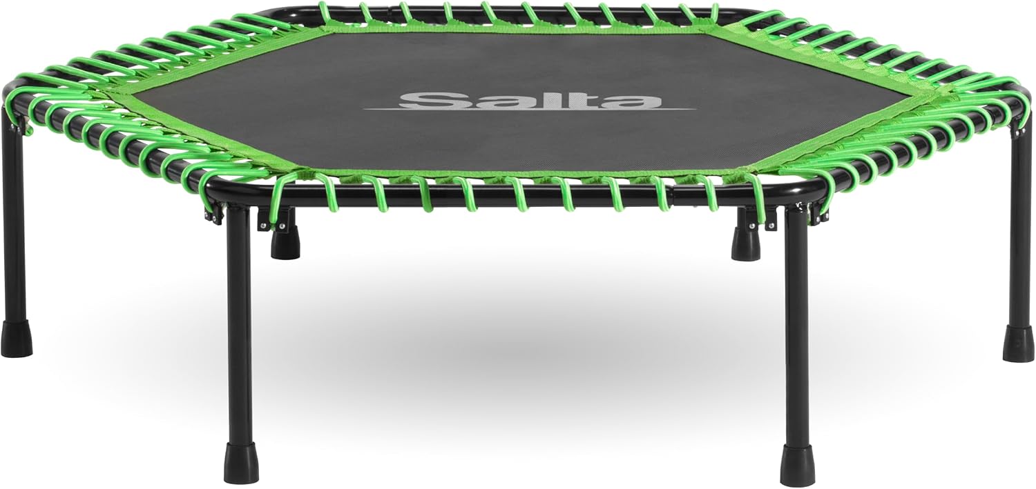 Detalle de Salta trampolina fitness sześciokątna 128 cm z regulowanym uchwytem