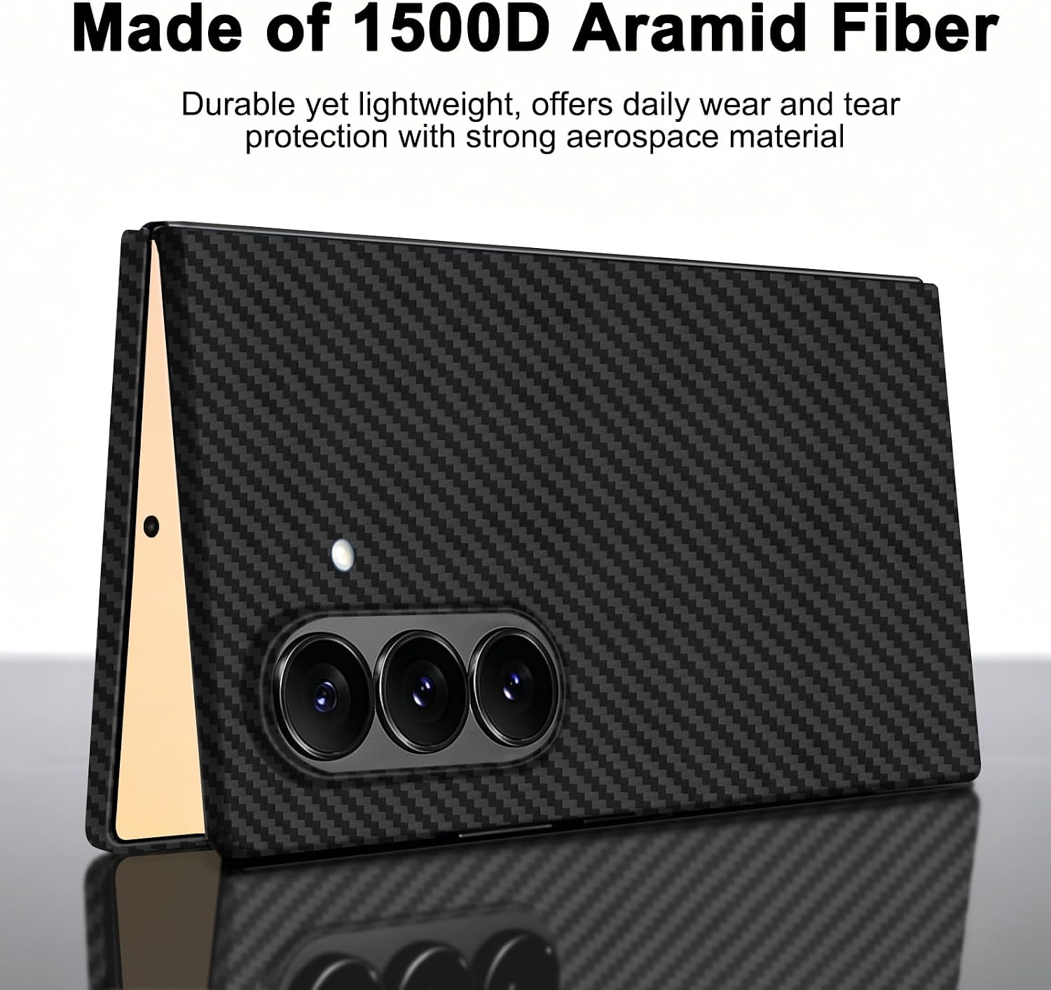 Thumbnail 4 de kaisenkec 1500D MAGNETIC Galaxy Z Fold 8 Ultra用スリムケース、MagSafe対応・前後カバー
