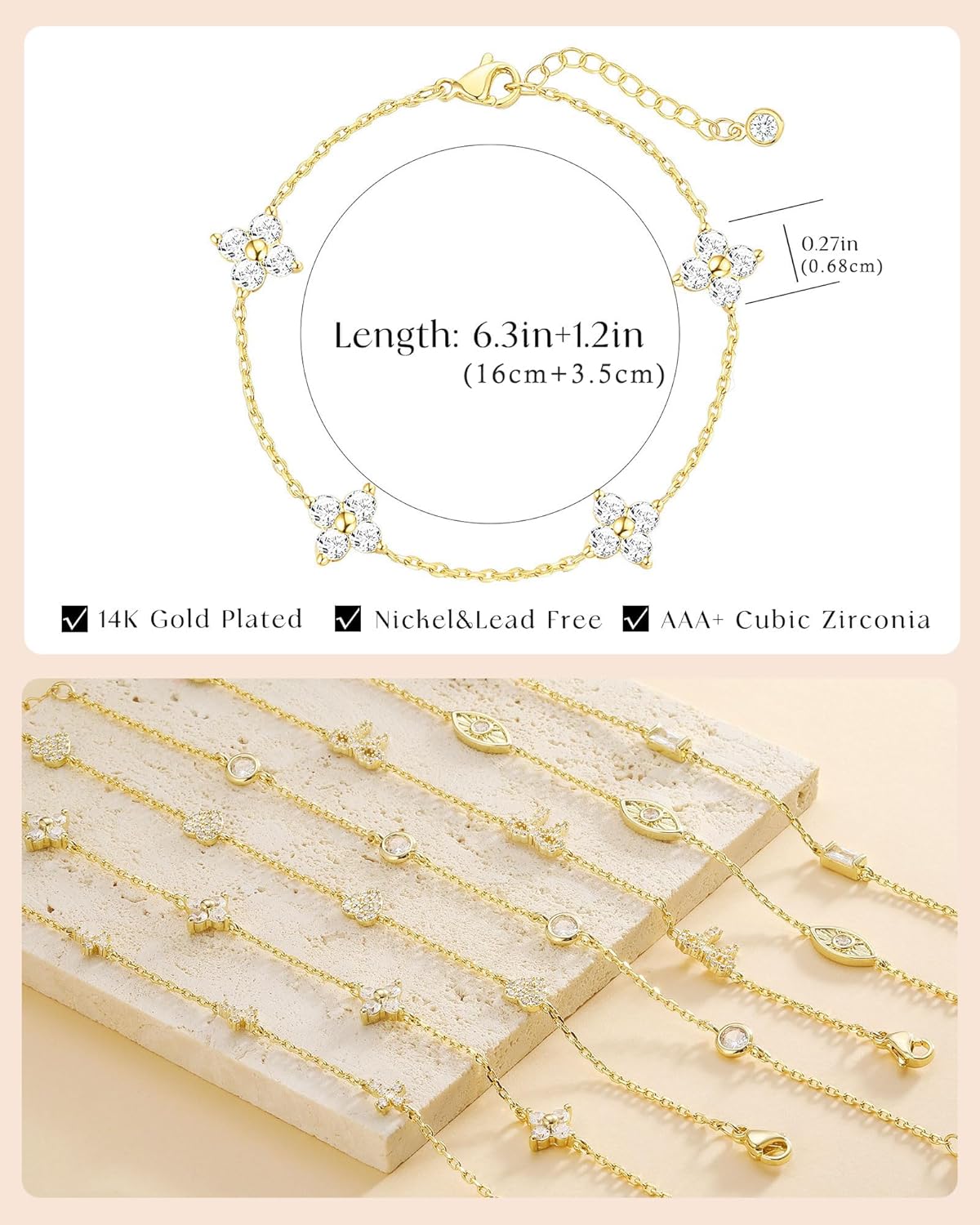Thumbnail 5 de ZHESHY Bracelet Femme 16 cm 💍