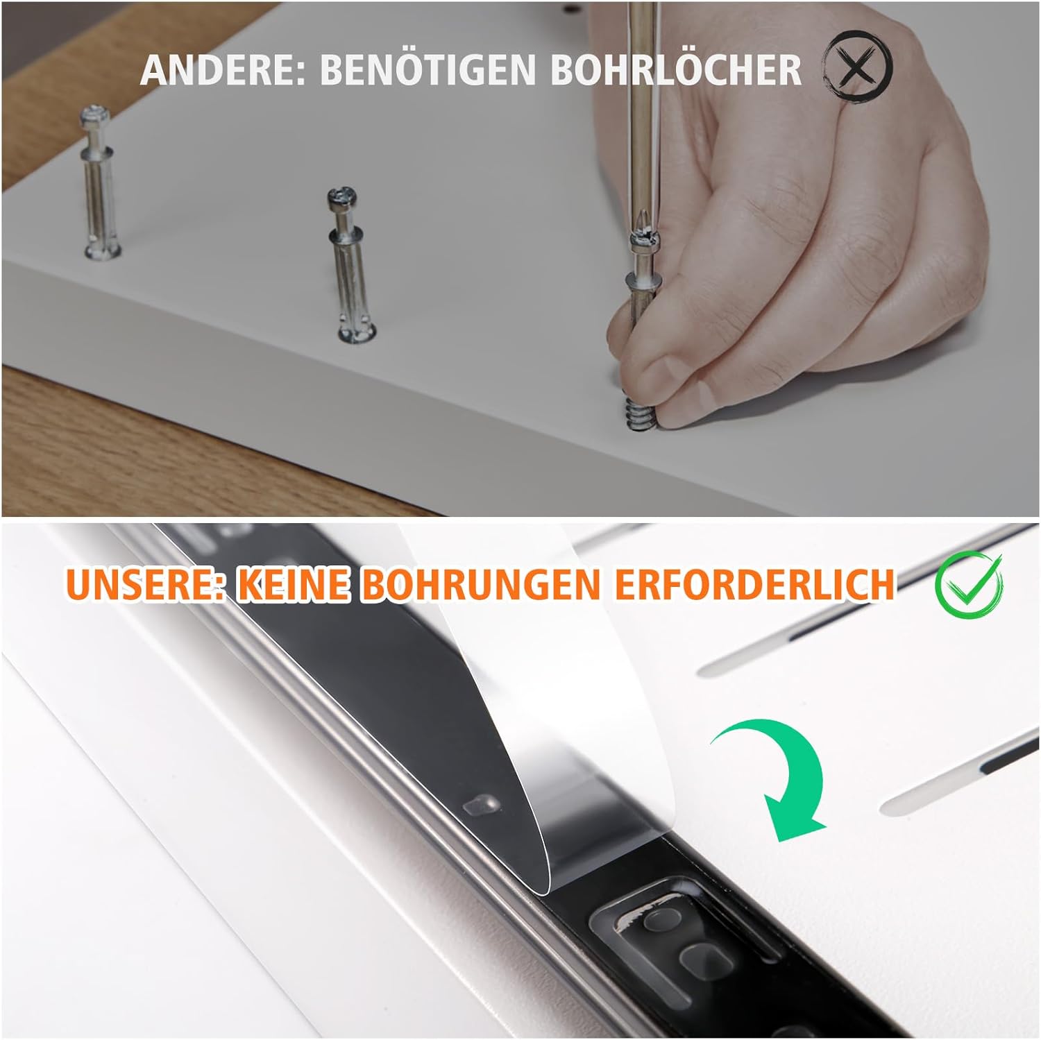 Thumbnail 4 de NAYAHOSE Teleskopschublade 32–48 cm Weiß