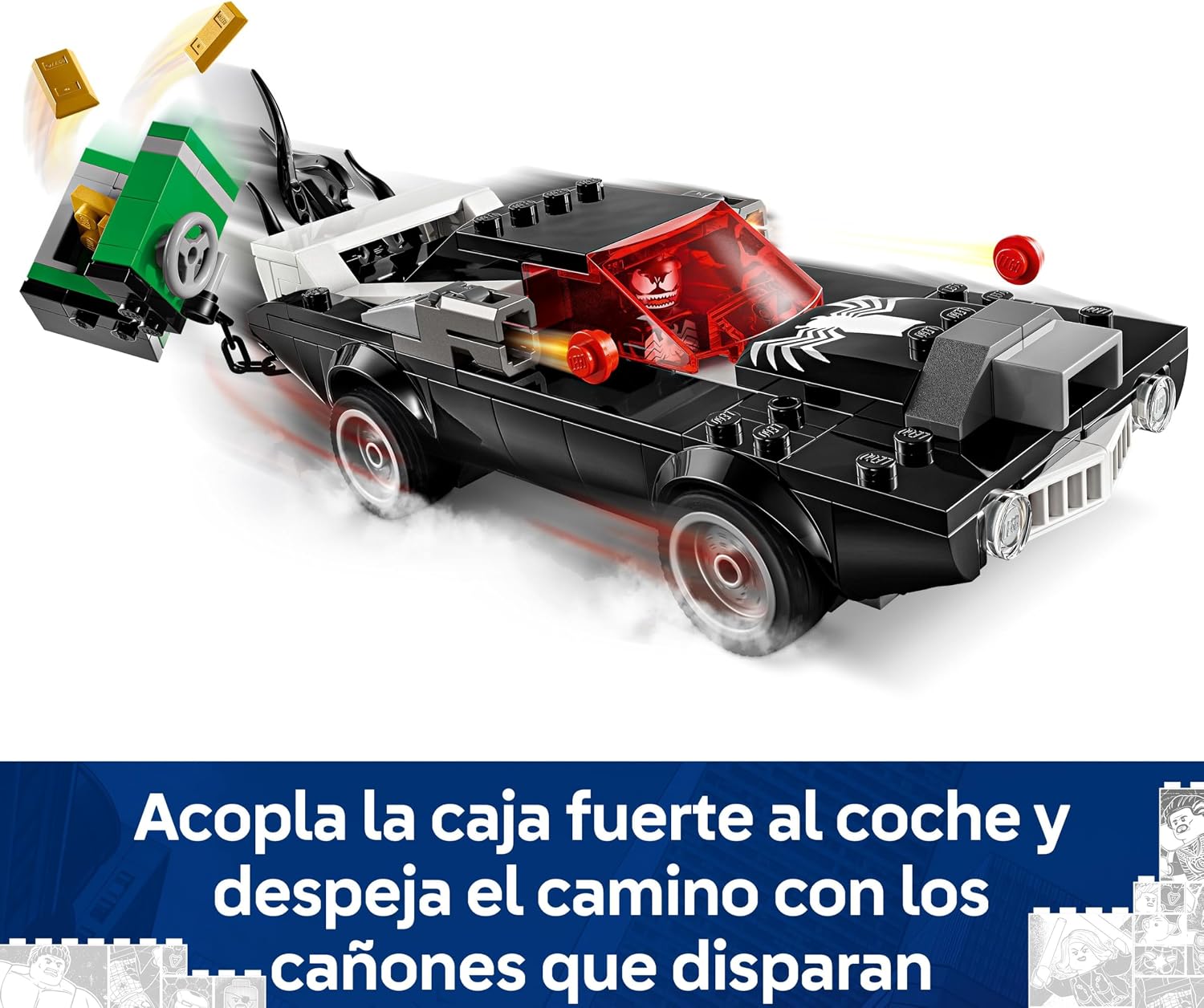 Detalle 2 de LEGO Marvel Spider-Man vs. Coche Brutal de Venom 76309