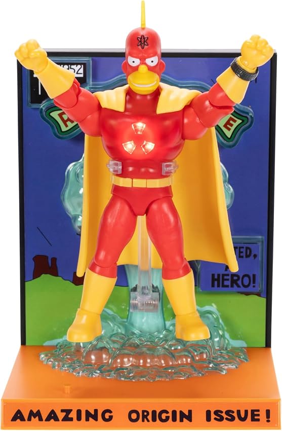 Thumbnail 3 de Los Simpsons Hombre Radiactivo figura 13 cm coleccionista