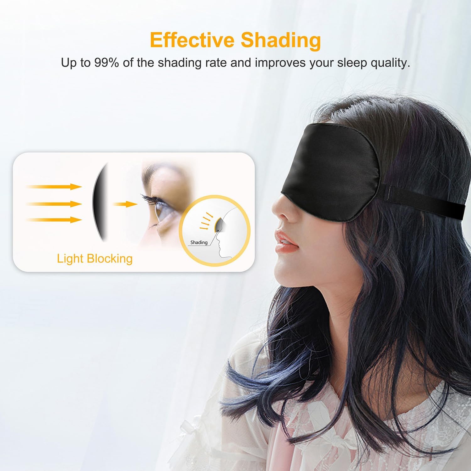 Thumbnail 1 de Gritin Silk Sleep Mask 100% natural silk eye mask 😴