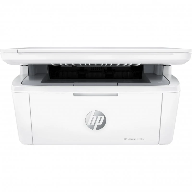 Detalle de HP LaserJet M140w impresora 21 ppm WiFi blanca