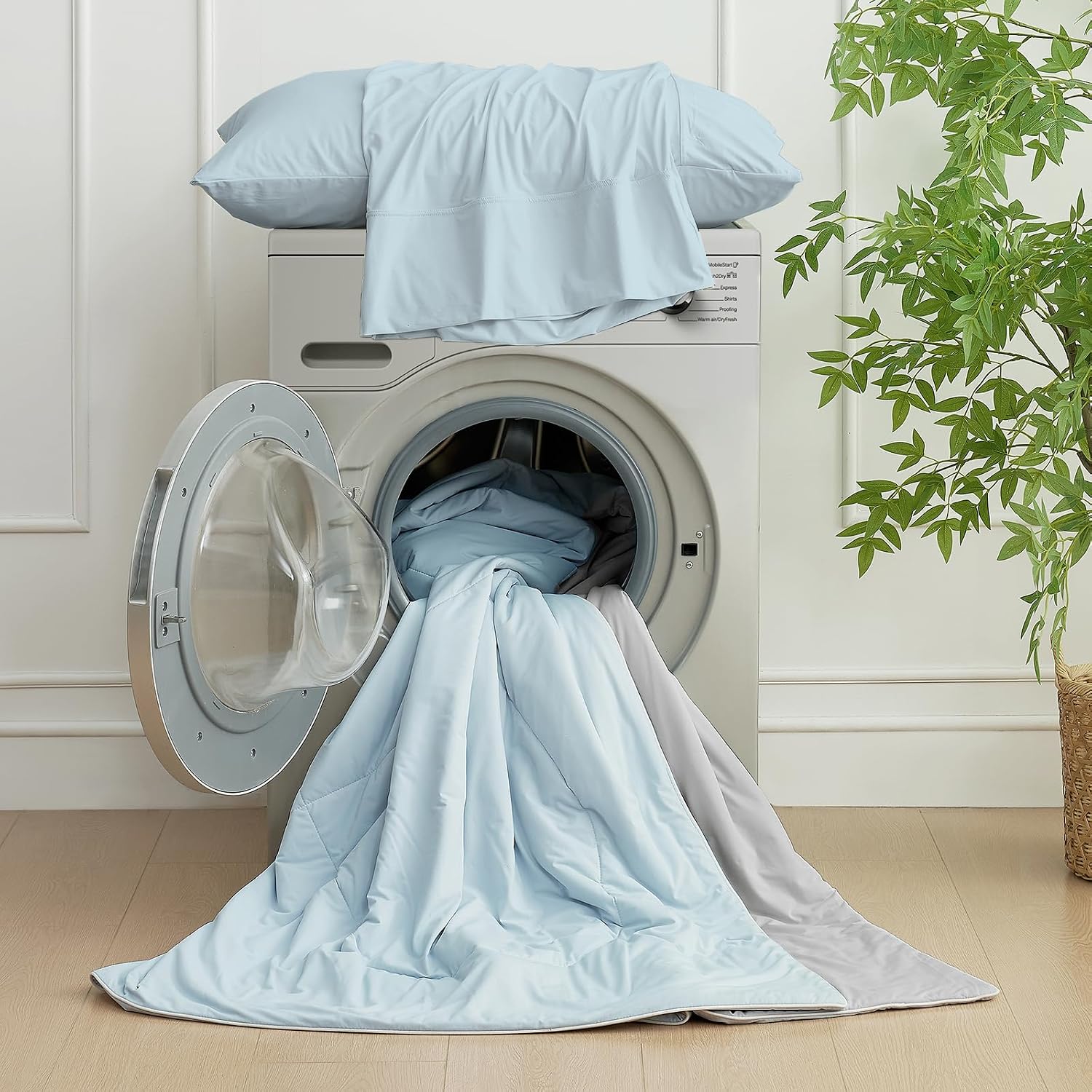 Thumbnail 4 de Cozy Bliss Cooling Comforter King Size: Lightweight, Breathable Relief for Hot Sleepers