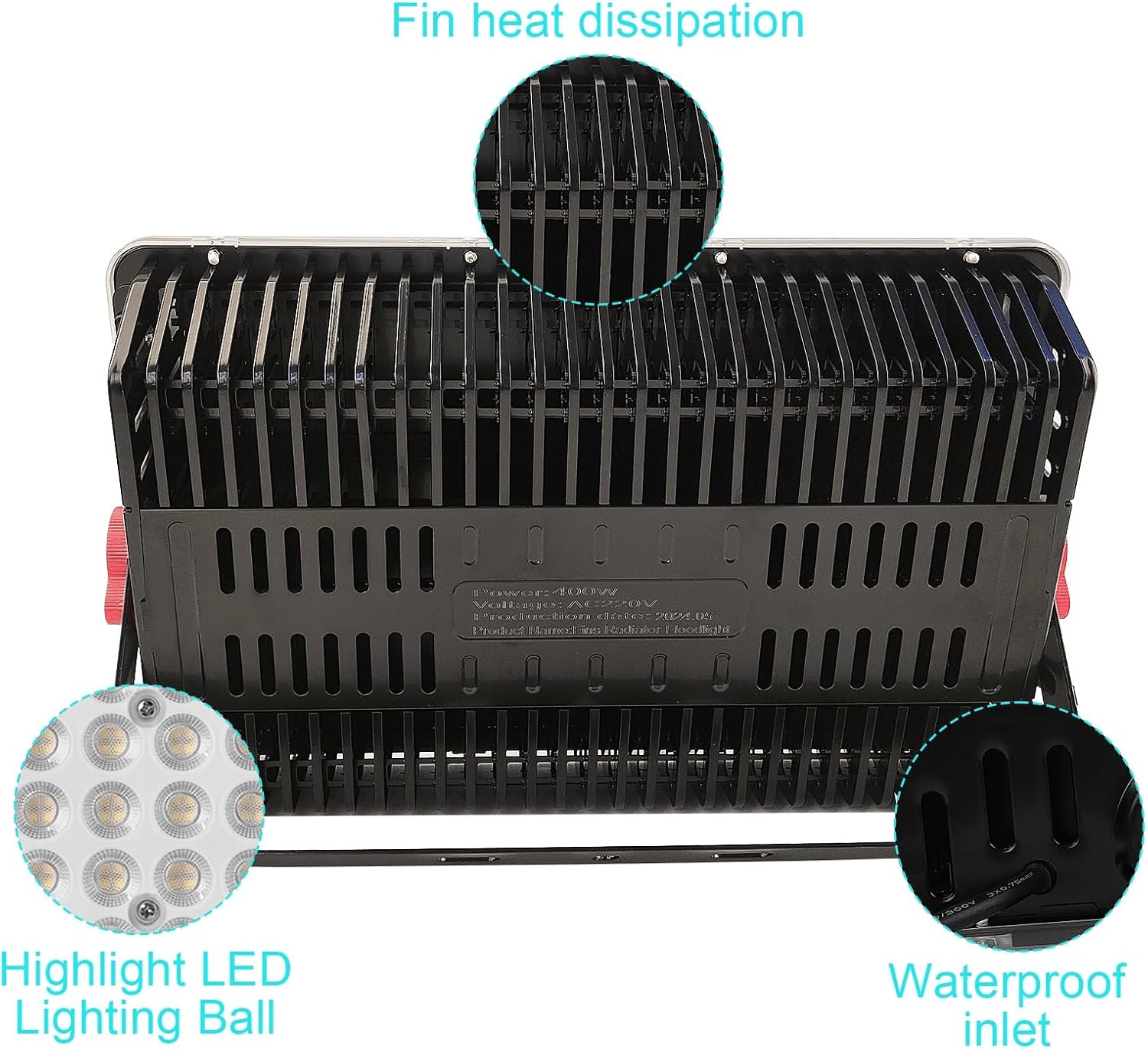 Thumbnail 6 de CREATESTAR Focos LED Exterior 400W