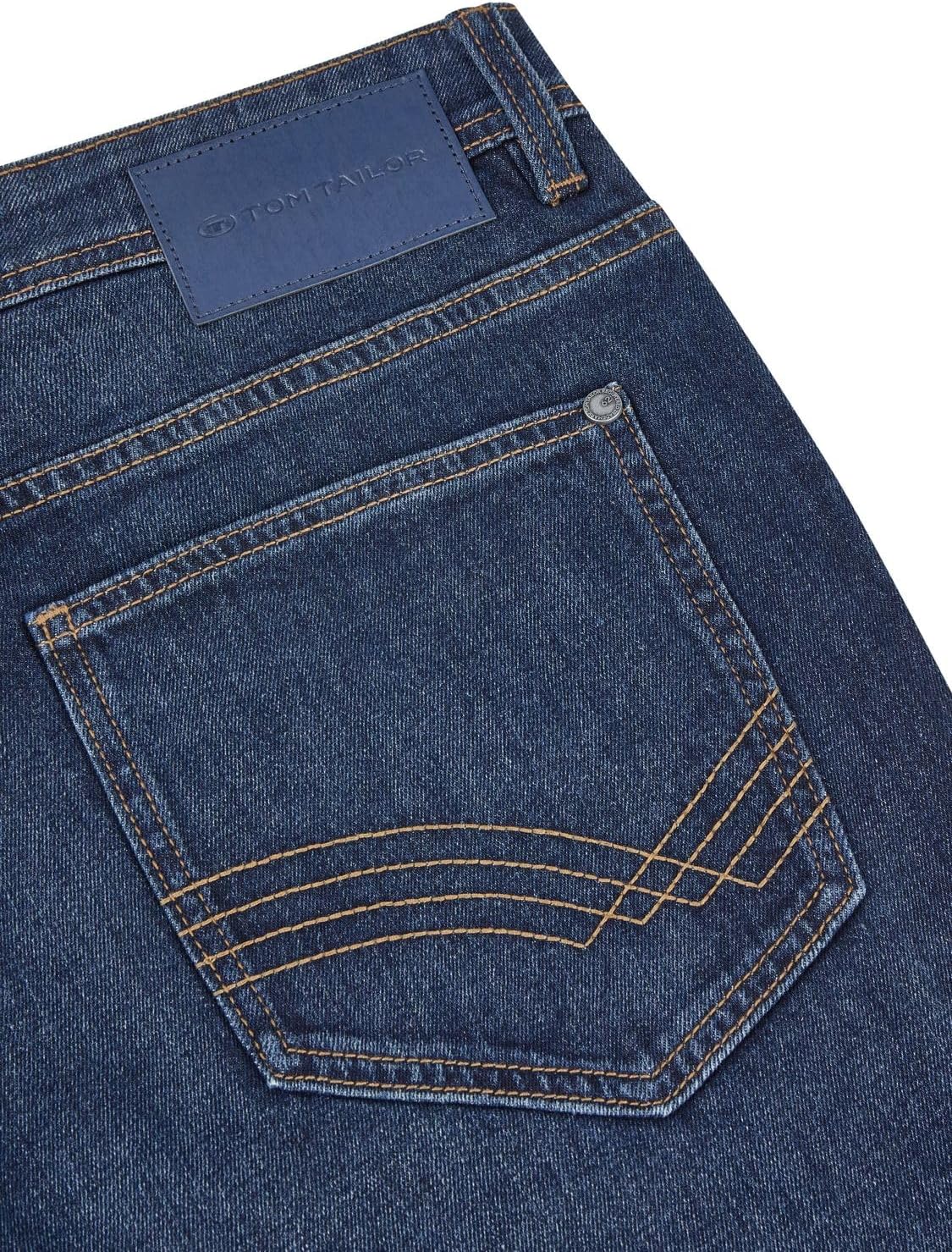 Thumbnail 3 de TOM TAILOR Herren Stretch Regular Slim Fit Josh Jeanshose in Blau
