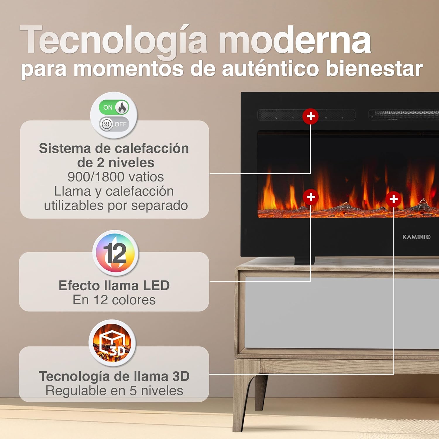 Thumbnail 2 de KAMINIO Marlon chimenea 42"