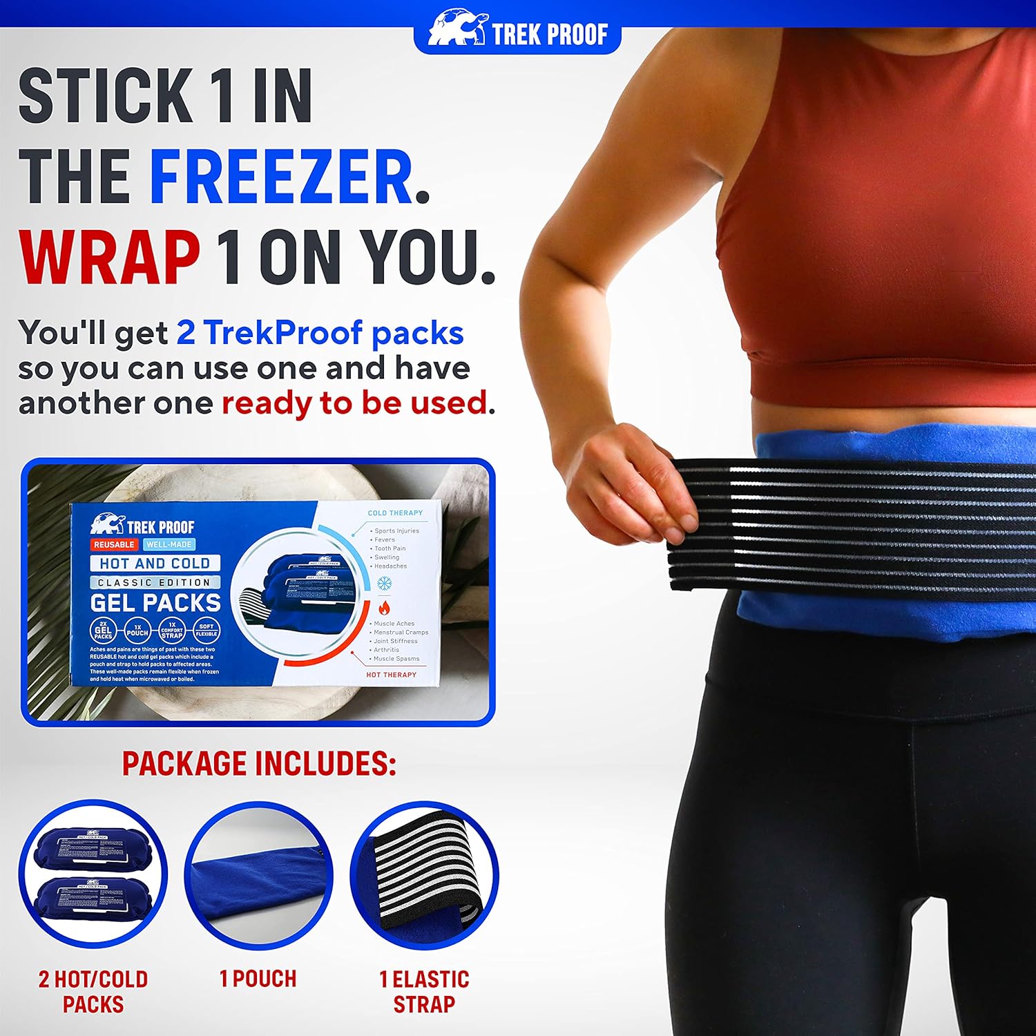 Detalle de Classic Ice Packs for Injuries 3-Pack