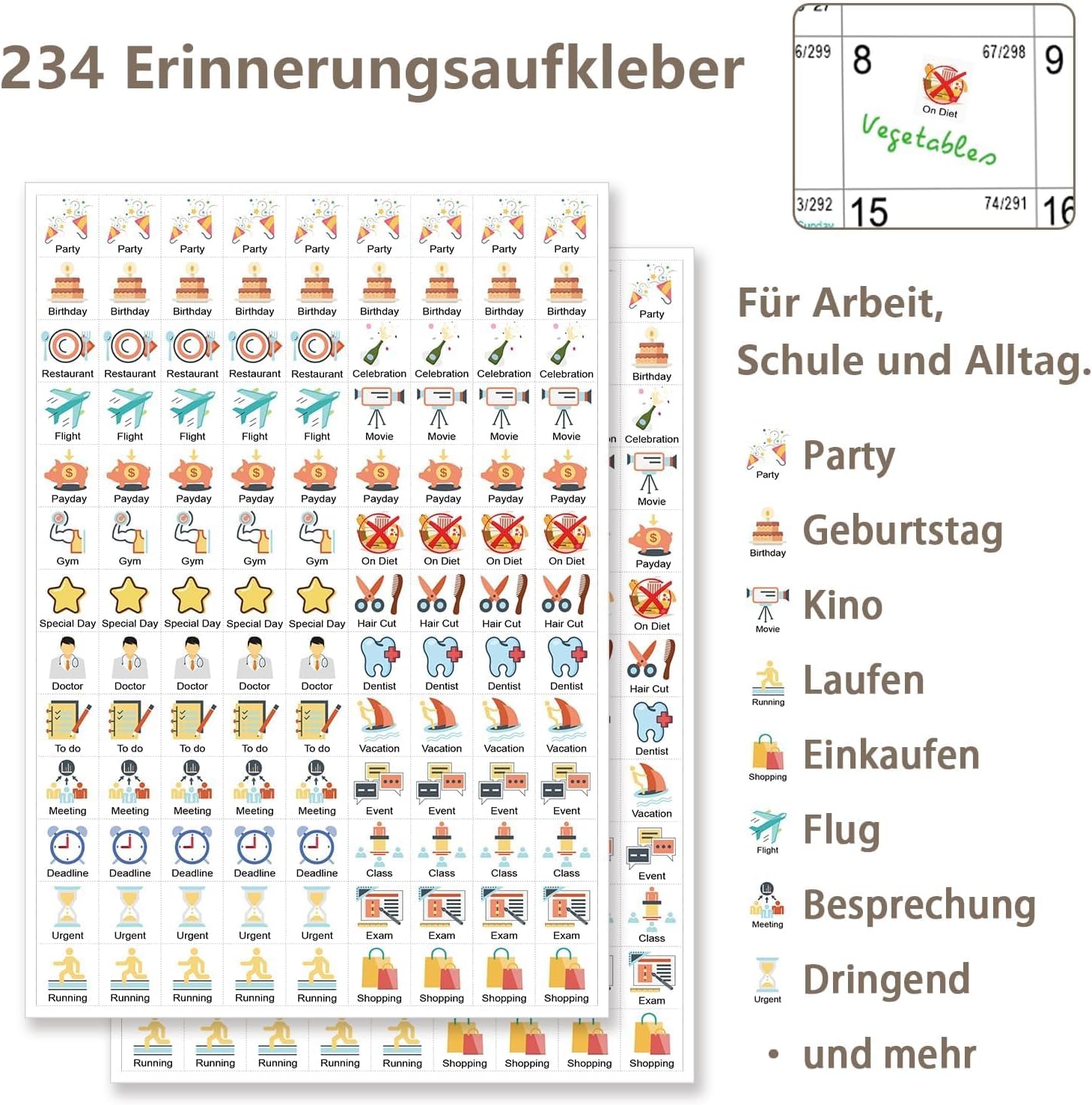 Thumbnail 6 de Koncci Magnet Kalender 2026 – 18‑Monate Kühlschrank‑Monatsplaner (Januar 2026 bis Juni 2027)