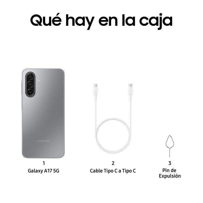 Detalle de Samsung Galaxy A17 5G: rendimiento sólido, pantalla grande y cámara notable