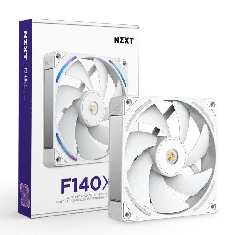 Thumbnail 3 de NZXT F140X 140 mm RGB PWM – Ventilador suplementario para rendimiento y estilo
