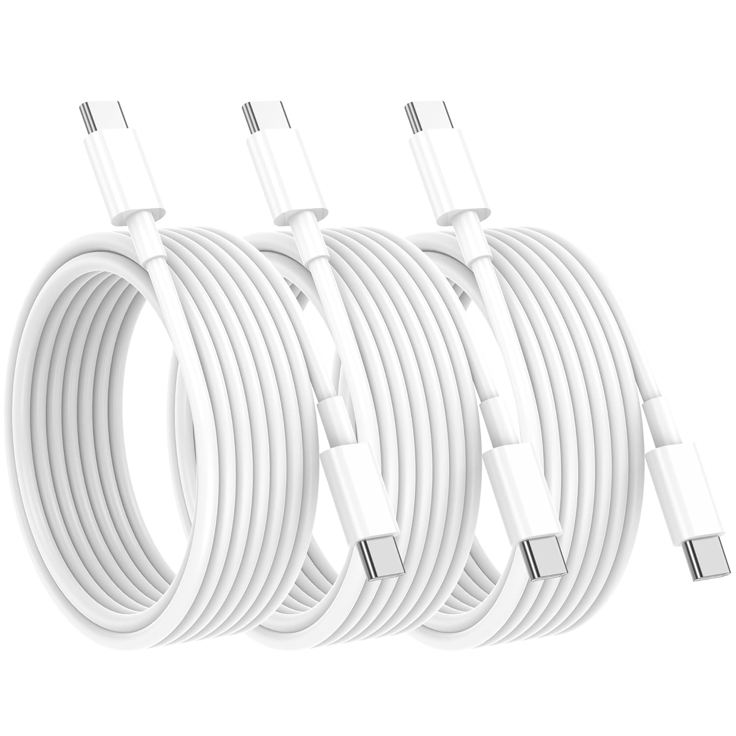 Detalle de 3Pack VNSMABIIT USB C to USB C Cable 3M 60W