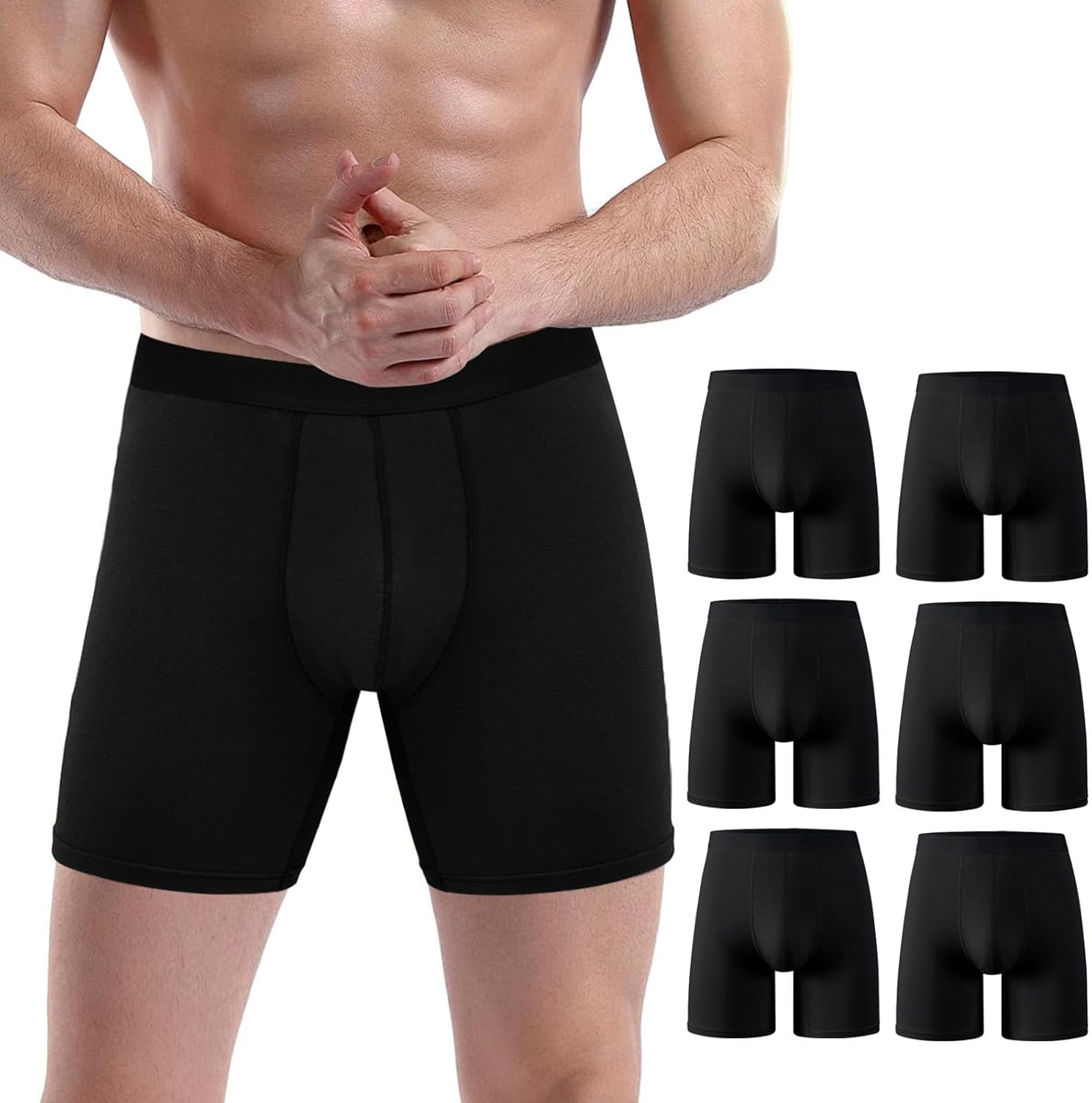 PUTUO Boxers homme lot 6 🩲