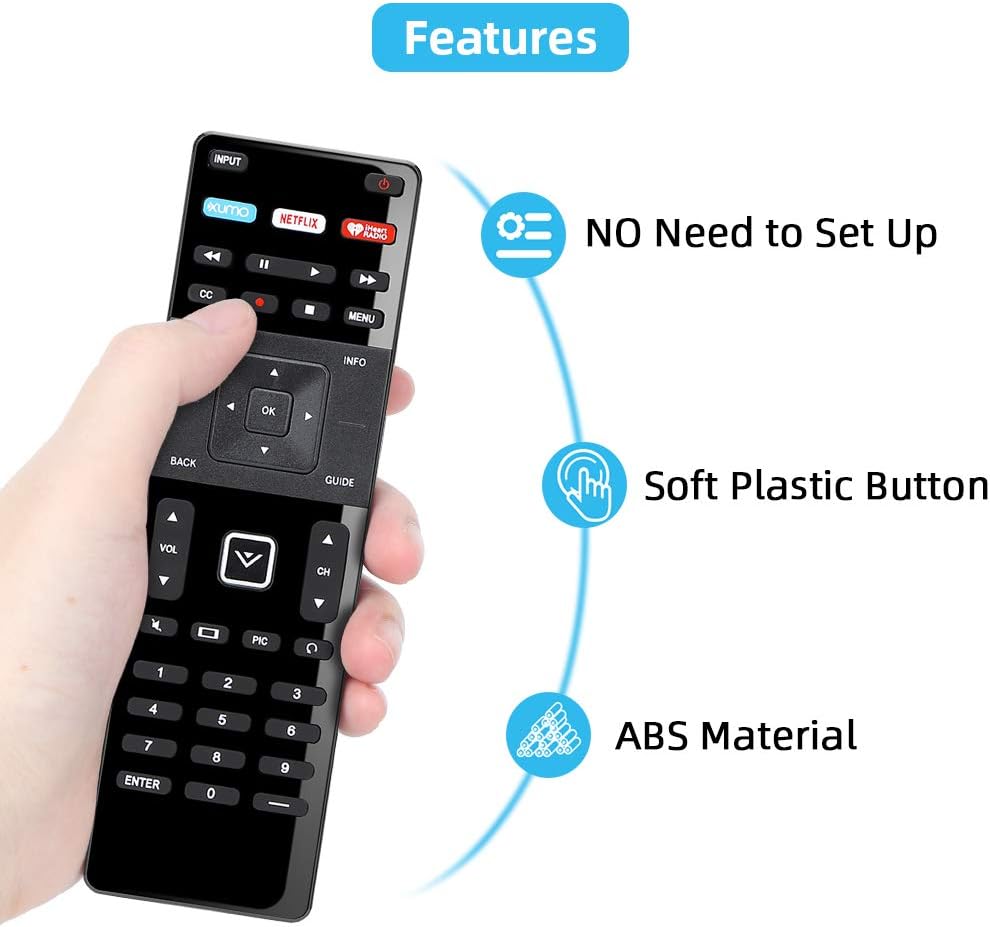 Thumbnail 3 de UNOCAR Replacement Remote for Vizio Smart TV (XRT-122 compatible) — no programming required