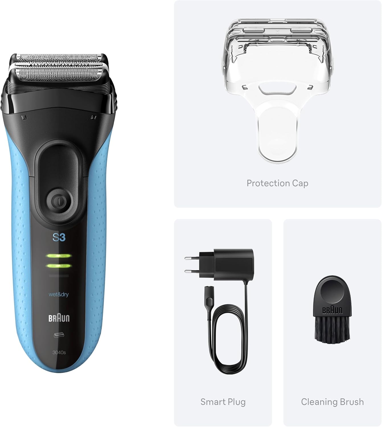 Thumbnail 5 de Braun Series 3 ProSkin 3040si electric shaver