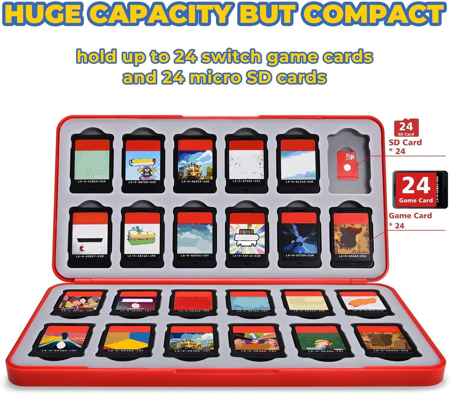 Thumbnail 3 de FUNLAB Switch 2 Game Case 24-slot red