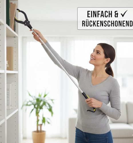 Thumbnail 6 de ANGEL 2er-Set Greifzange 76 cm – Aluminium Greifhilfe mit Magnetspitze, rutschfestem Griff & faltbarem Design