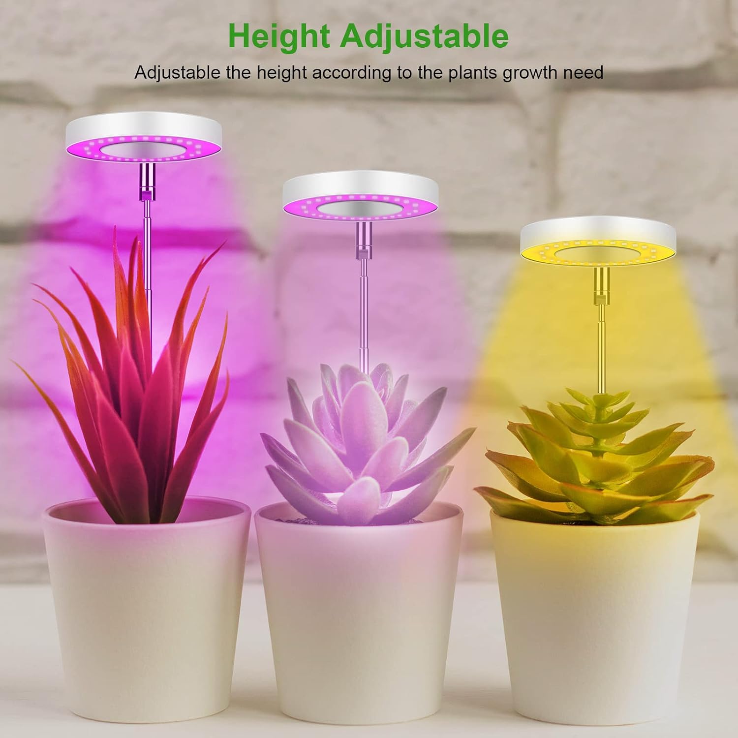 Detalle 2 de Ainiv Grow Light 48 LEDs 9-level dimmer