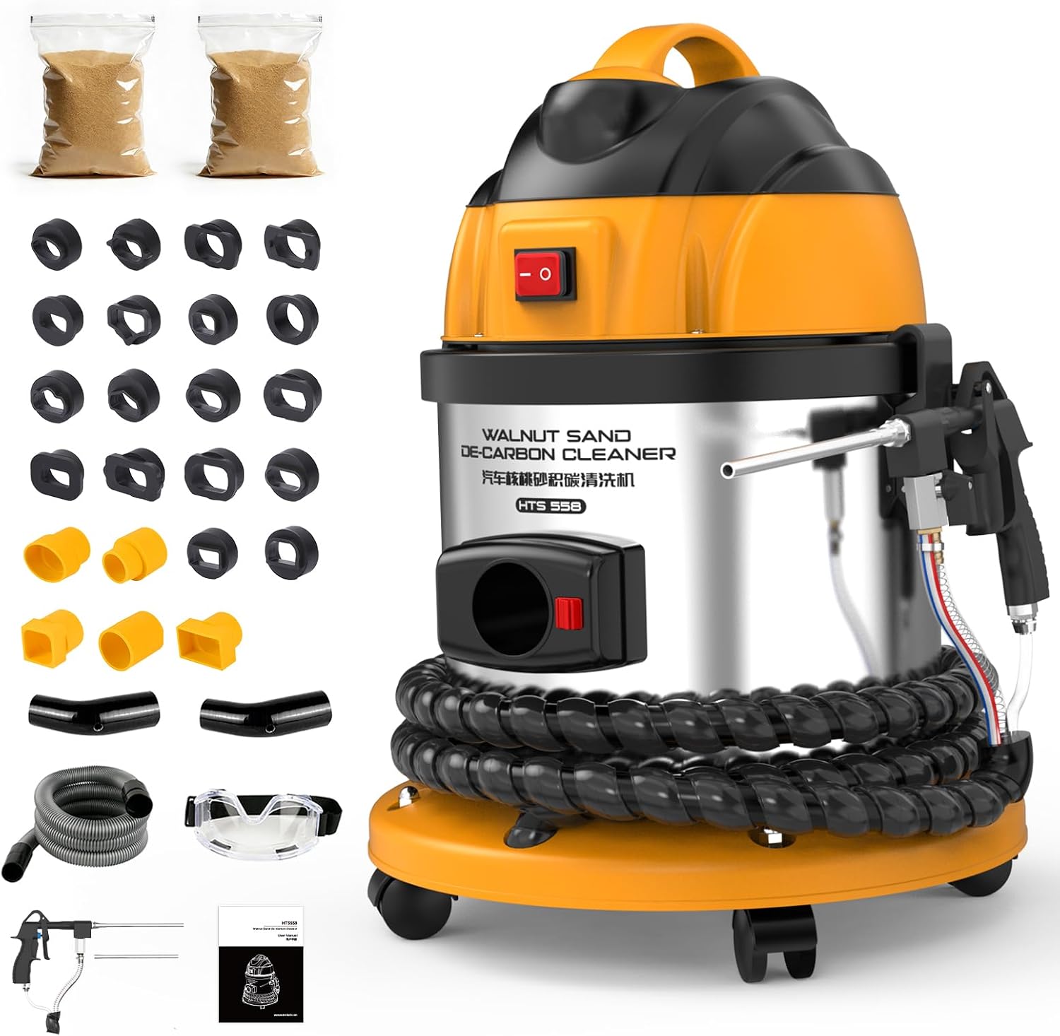 Walnut Blaster carbon cleaning machine 13L