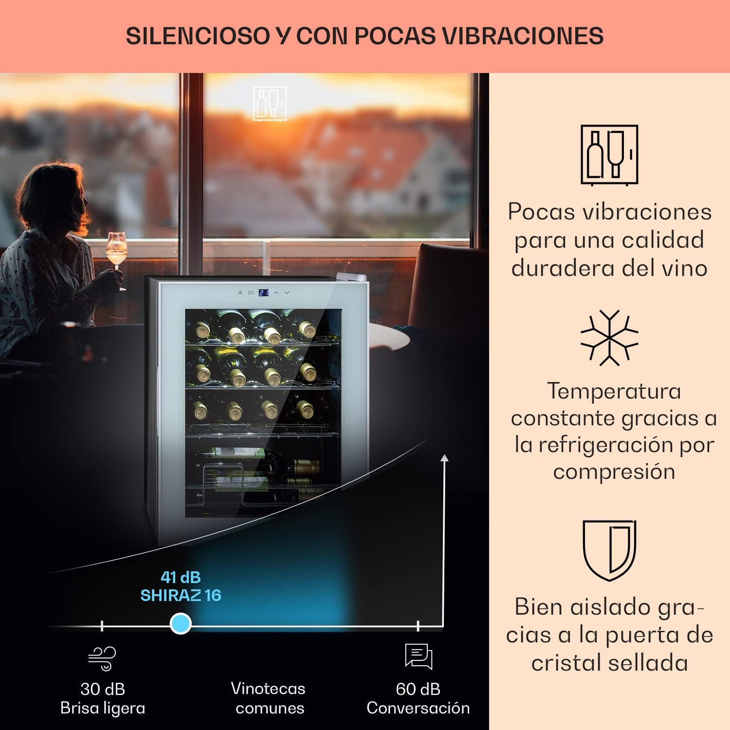 Thumbnail 3 de KLARSTEIN Vinoteca 16 Botellas