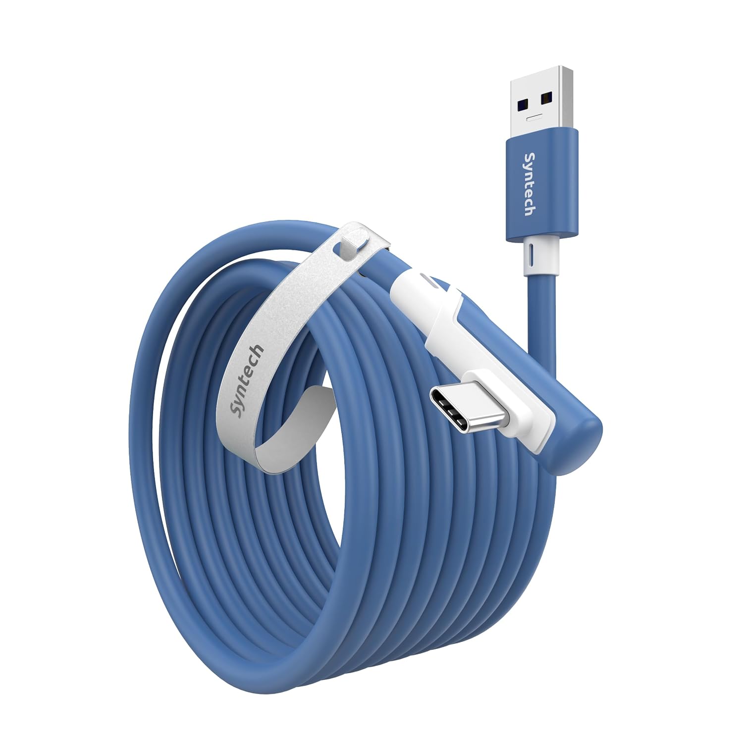 Detalle de Syntech Link Cable 16 FT: USB 3.0 A to USB-C for Meta Quest 3/Quest 2 family and Pico 4
