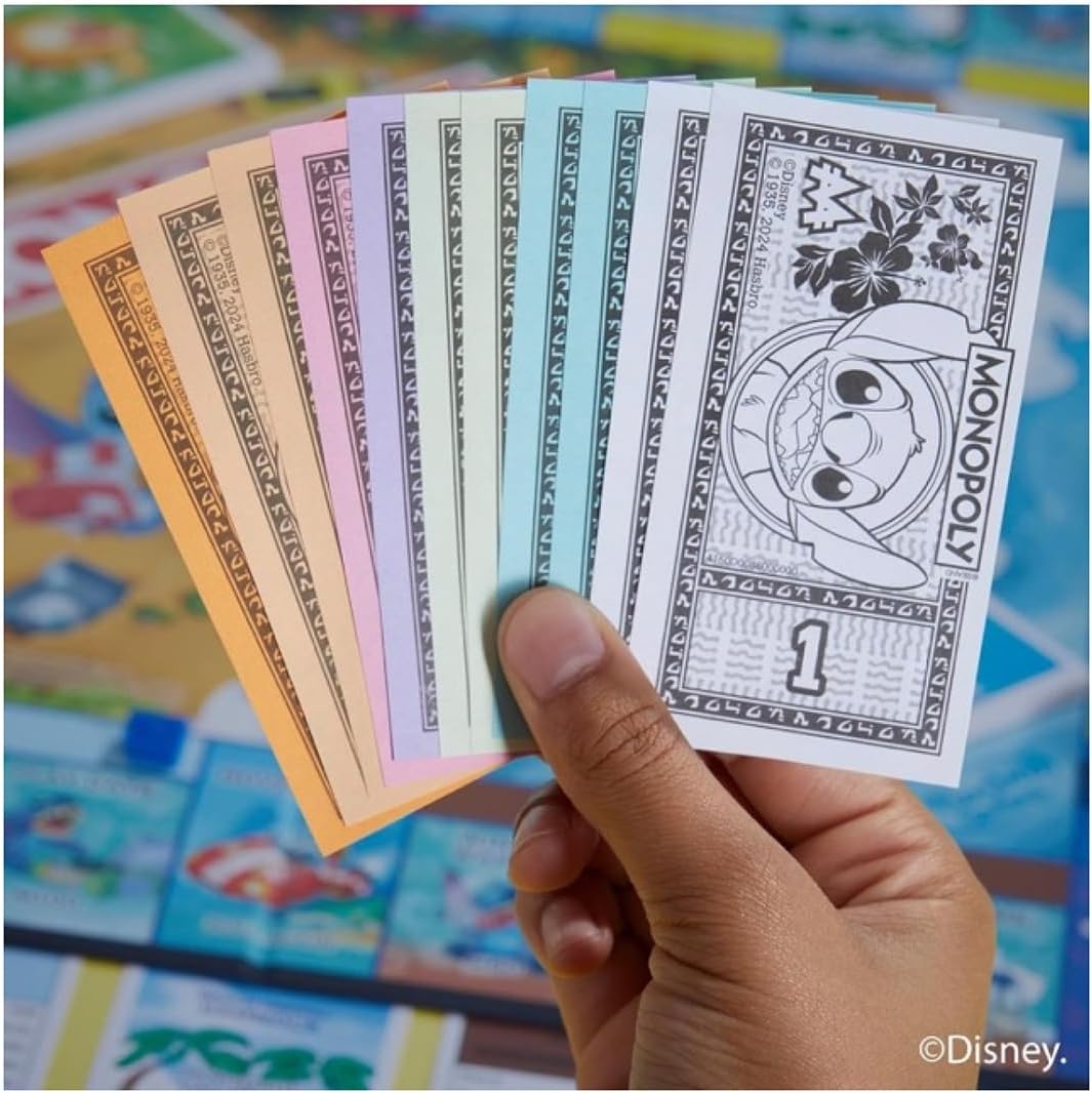 Detalle 2 de Monopoly Disney Stitch Edition gioco da tavolo 🎲