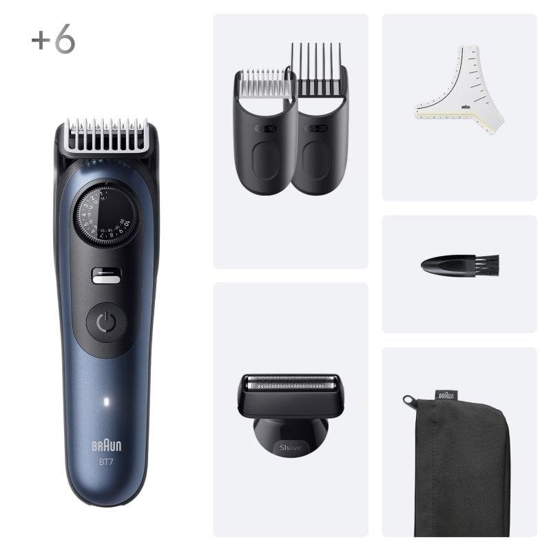 Detalle 2 de Braun BeardTrimmer 7 BT7520: precisión, autonomía y versatilidad para tu barba