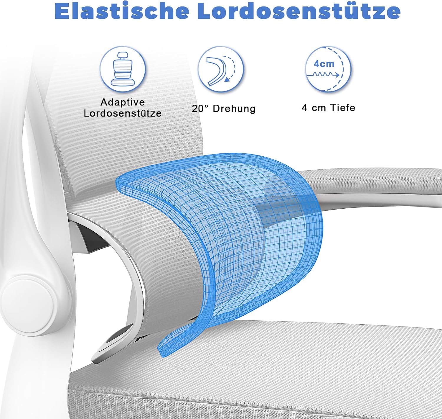 Thumbnail 5 de naspaluro Ergonomischer Bürostuhl 136 kg 💺