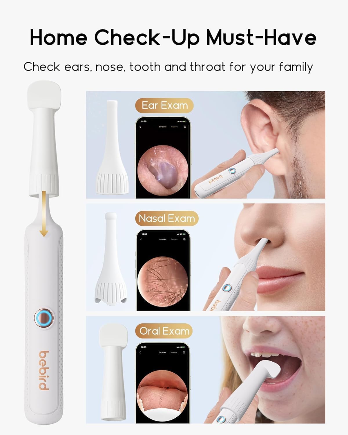 Thumbnail 6 de Bebird Earsight Plus R37R Ear Cleaning Camera Wax Removal Tool Kit