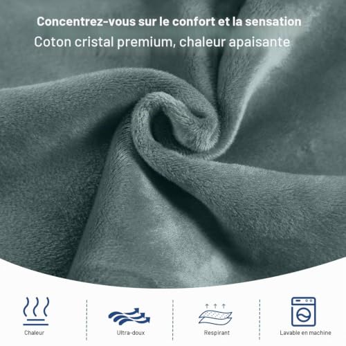 Detalle de Ultralent Coussin chauffant dos et épaules 60 × 108 cm, 6 niveaux