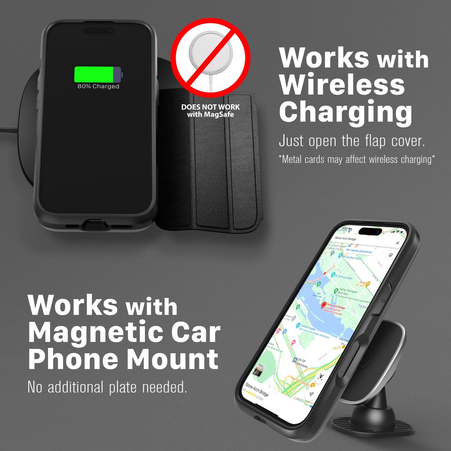 Thumbnail 6 de iPhone 16 Pro Max wallet case with kickstand