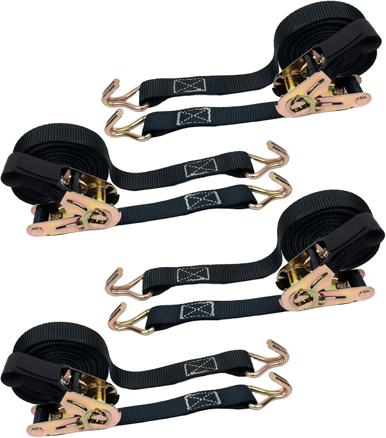 Detalle de OWSYTOOL Ratchet Straps 4Pack 800kg