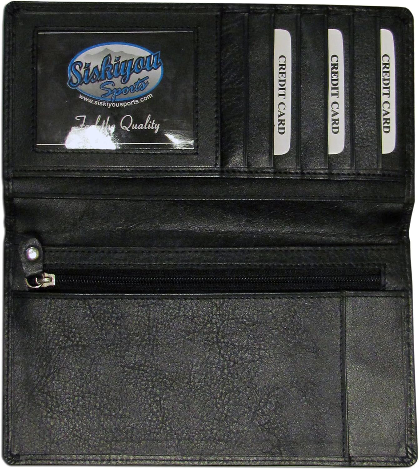 Thumbnail 1 de Siskiyou NFL Dallas Cowboys tall leather wallet with zipper