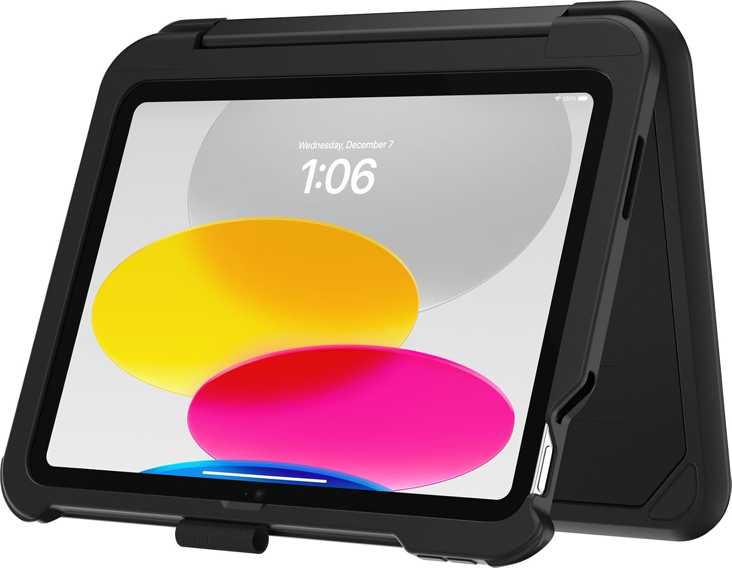 Detalle de OtterBox Achiever Series Keyboard 360 per iPad 10.ª gen / 11.ª gen (A16) — custodia protettiva con tastiera nordici e supporto duale