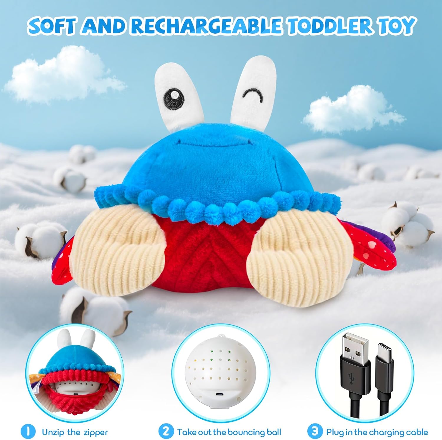 Thumbnail 5 de SAIMAND Dancing Crab musical baby toy 400 mAh