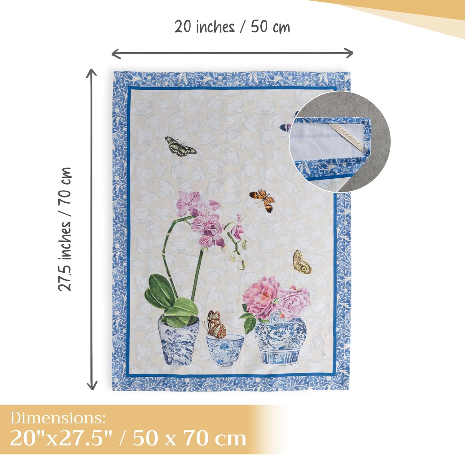 Thumbnail 3 de Maison d' Hermine Kitchen Towels 27.5" cotton set of 3