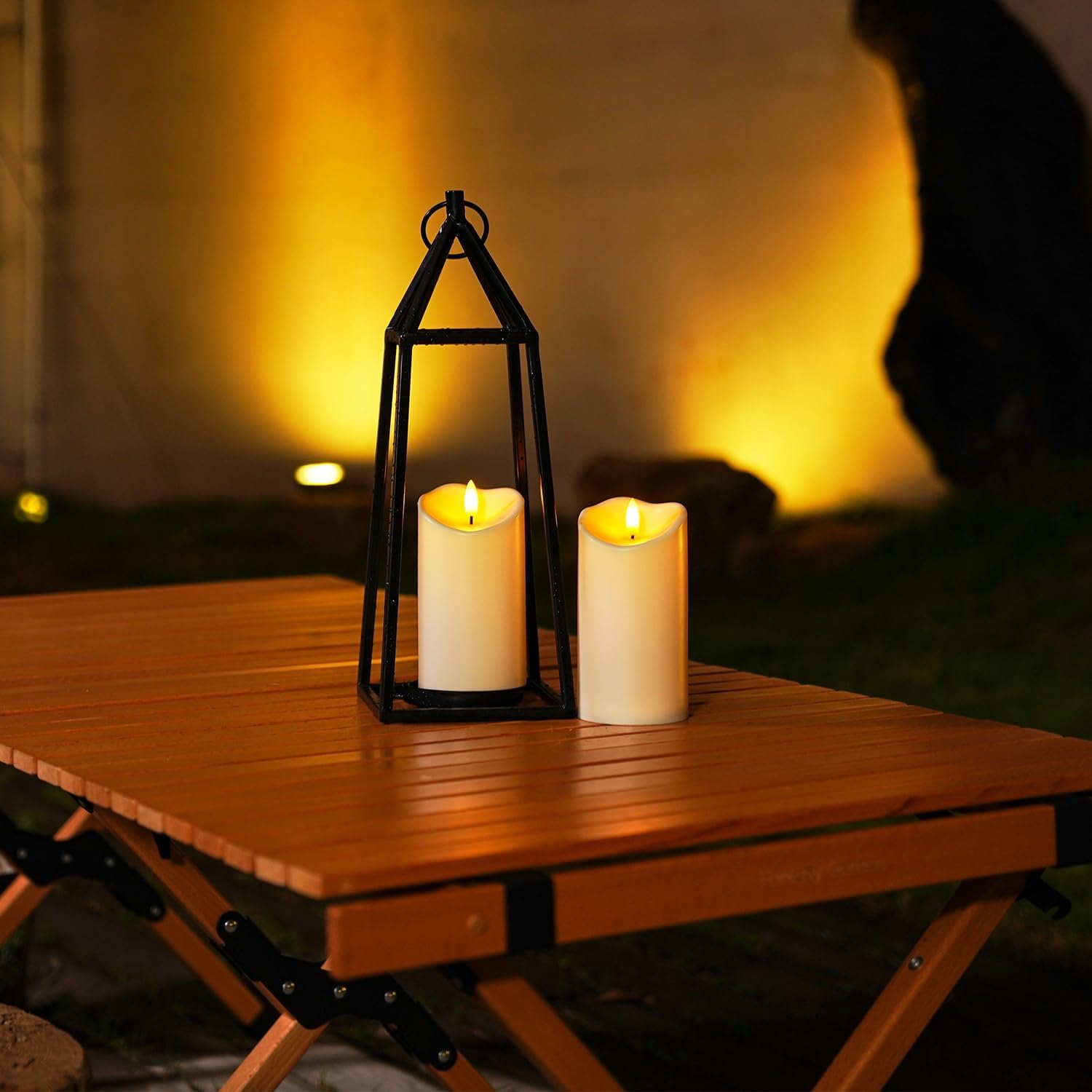 Thumbnail 4 de Homemory 6×3 LED flameless pillar candles, set of 2 🕯