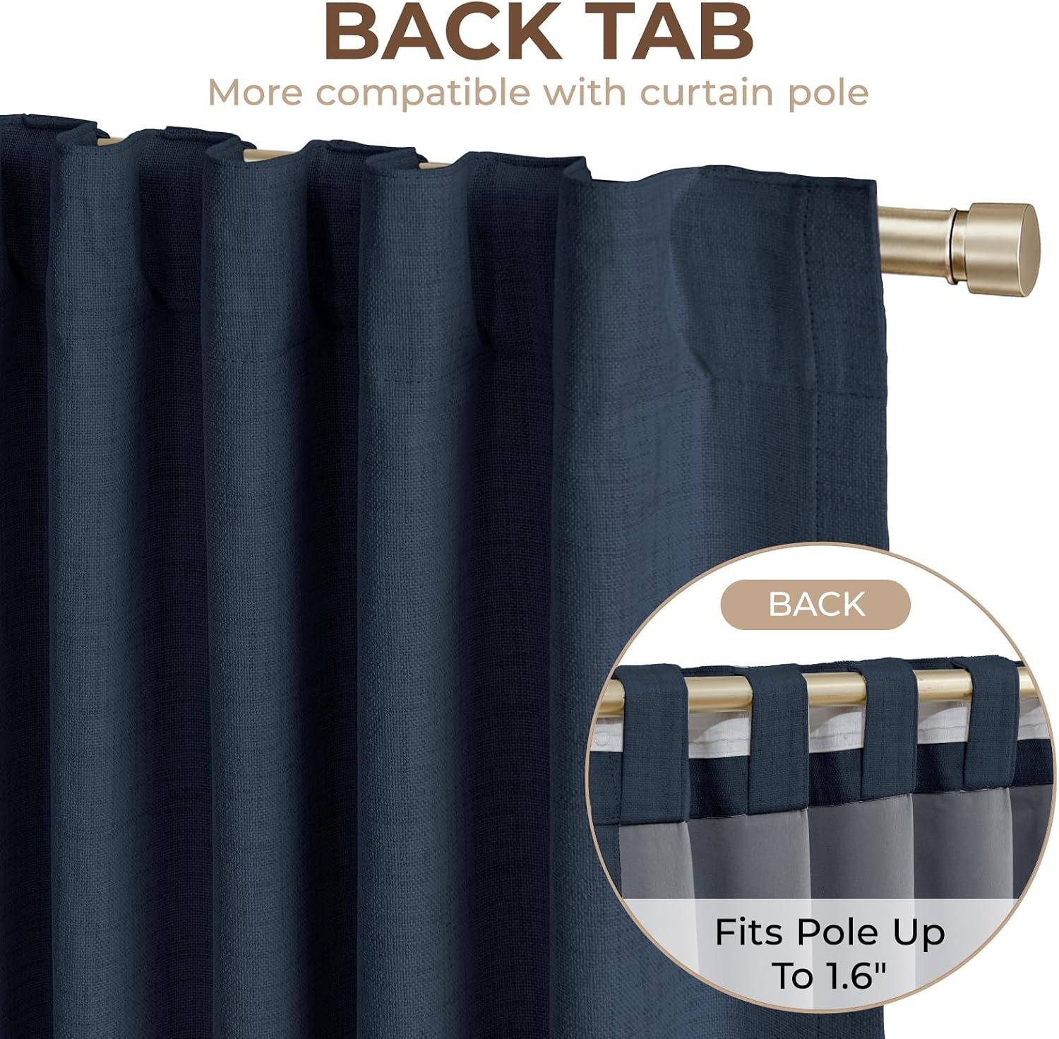 Thumbnail 6 de INOVADAY blackout curtains, 84 inch drop