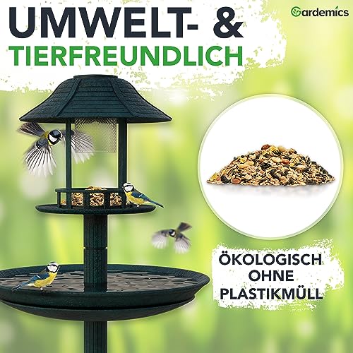Detalle de Gardemics Wildvogelfutter Ganzjahresfutter 10 kg mit Erdnüssen & Sonnenblumenkernen