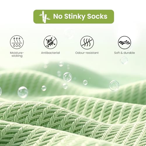 Thumbnail 3 de Niofind Bamboo Trainer Socks for Women and Men – No Show, Low Cut, Non-Slip Multipack