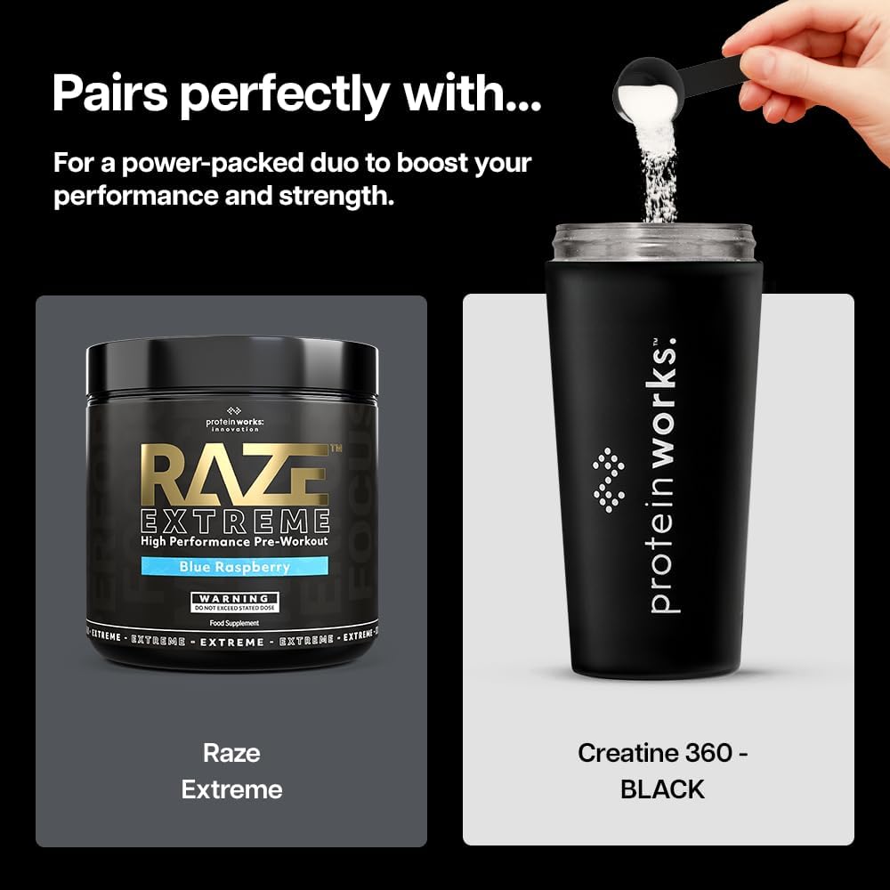 Thumbnail 6 de The Protein Works Creatine 360 - BLACK, 100g Unflavoured Creatine Powder