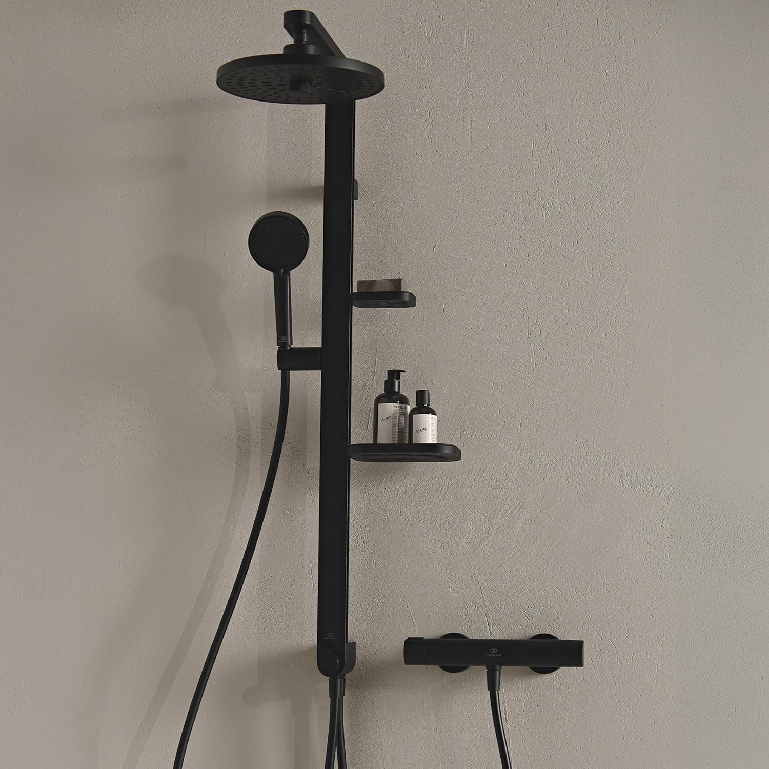Thumbnail 5 de Ideal Standard Ceratwist Alu+ Colonna doccia – Nero Opaco, 338x501x1104 mm