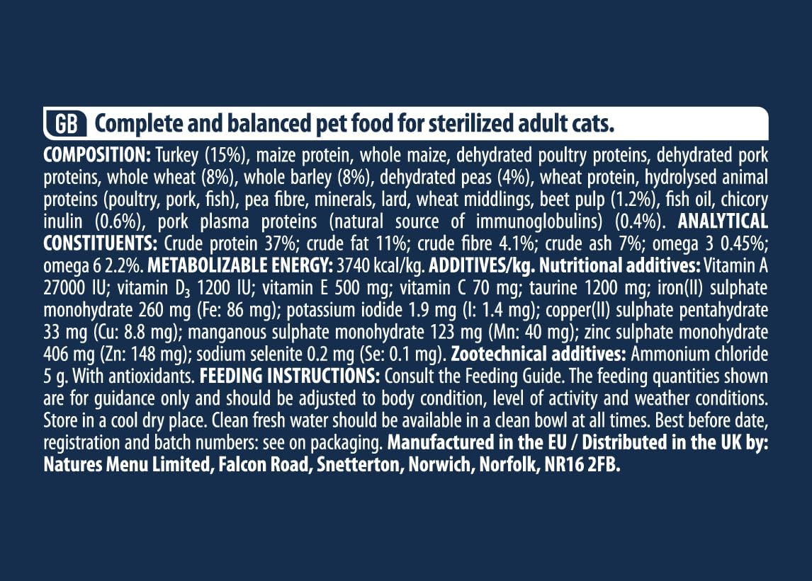 Thumbnail 4 de Advance Sterilized Cat droogvoer 6 kg met kalkoen en omega 3 en 6