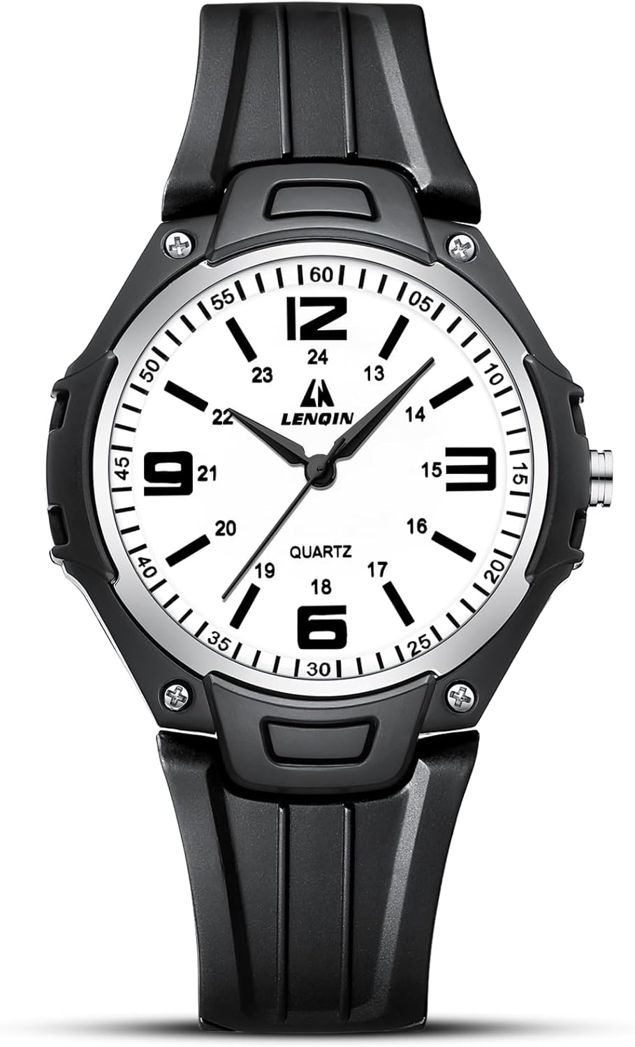 Detalle de LENQIN Herren Uhr Analog Quarz 3ATM