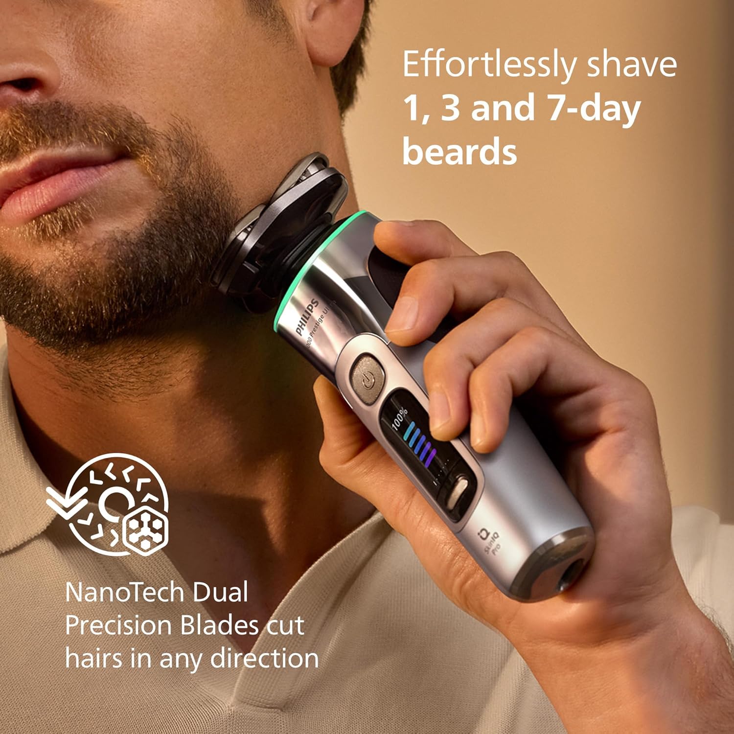 Detalle 1 de Philips Shaver i9000 Prestige Ultra XP9404/38 5 modes