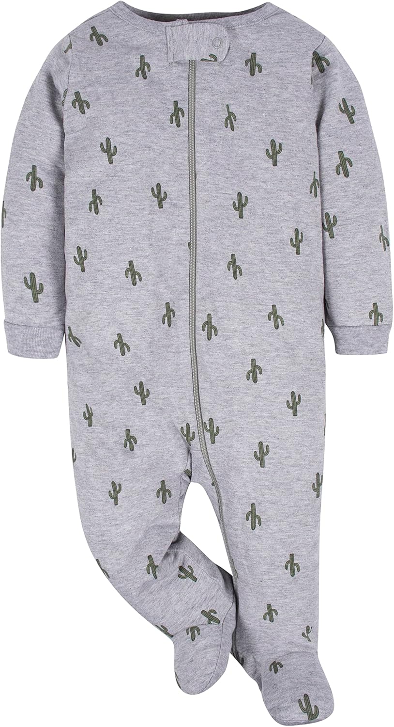 Detalle de Gerber Unisex Baby Sleep 'N Play Footed Sleepers – Pack of 4