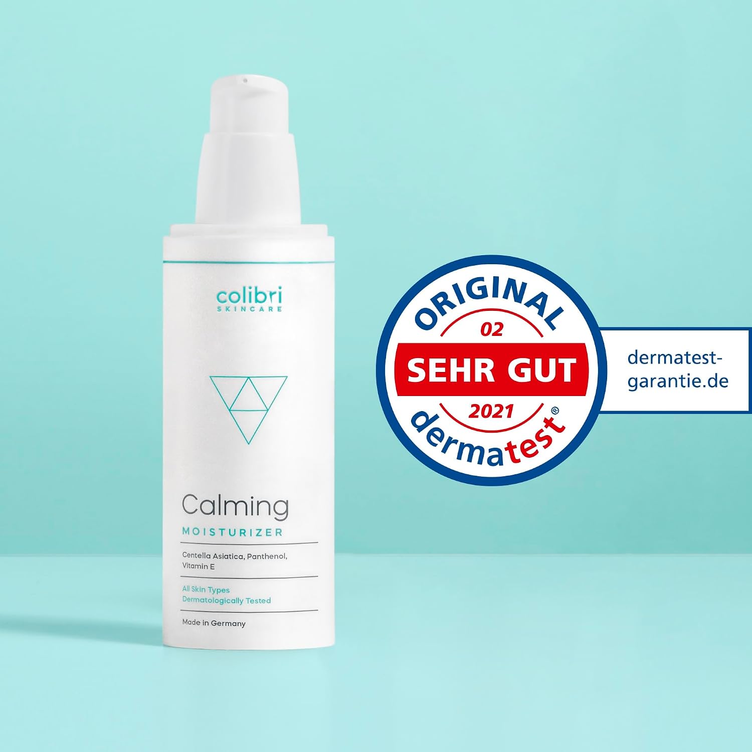 Detalle de colibri skincare CALMING MOISTURIZER crema viso giorno con acido ialuronico (80 ml) calmante e idratante