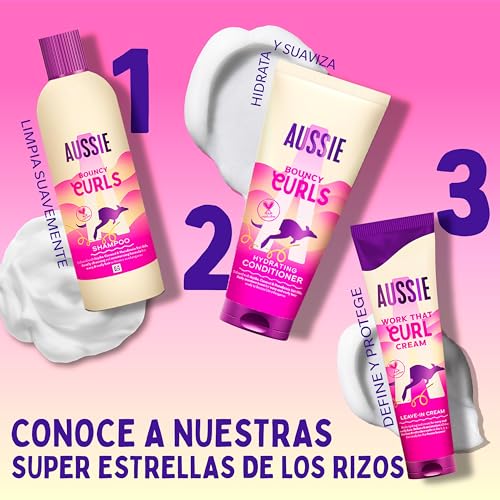 Thumbnail 9 de Aussie Bouncy Curls champú 300 ml + mascarilla 500 ml y crema 160 ml para rizos
