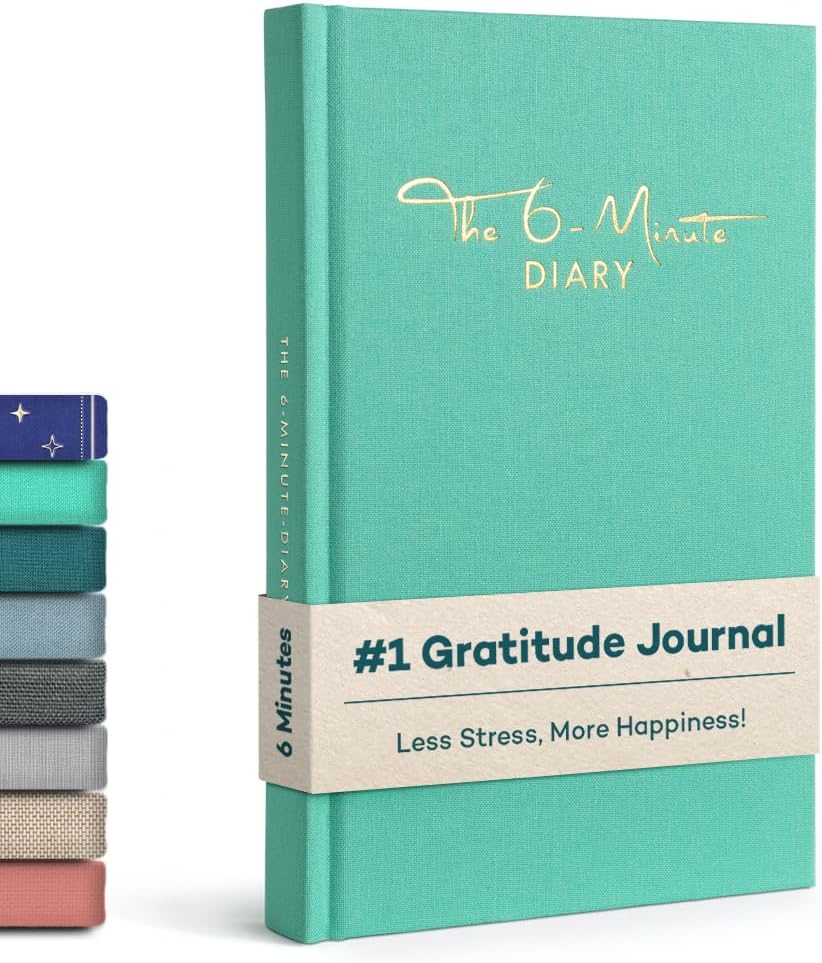 6-Minute Diary 3-Million-Copy Gratitude Journal – guided daily manifestation and mindfulness diary